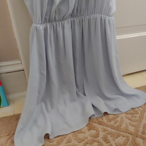 Baby blue open back dress - Picture 3 of 8